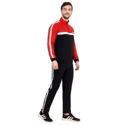 Men's Black-Red Tracksuits